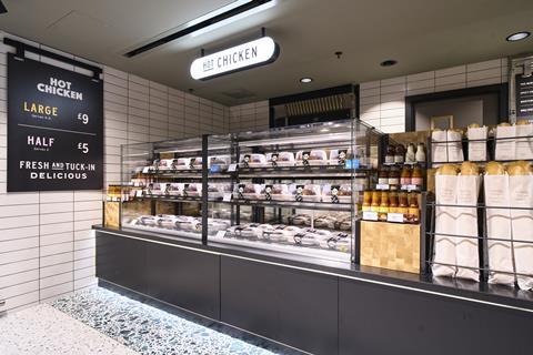 Chicken counter in M&S's Pantheon store